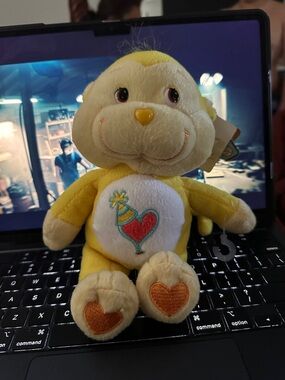 Care Bear Cousins 2003 Playful Heart Yellow Monkey Plush